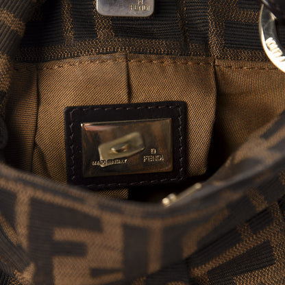 Fendi Zucca Mini Chef Hobo Tobacco 8 of 10