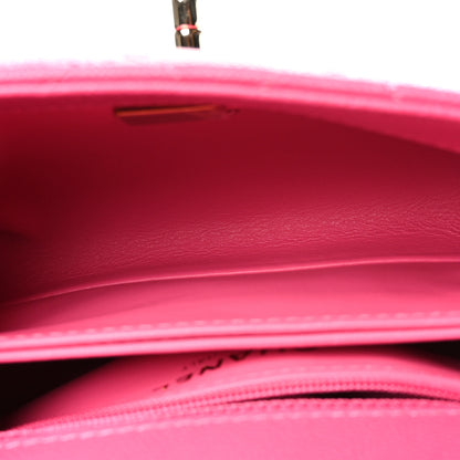 Chanel Caviar Quilted Extra Mini Coco Handle Flap Rose 5 of 9