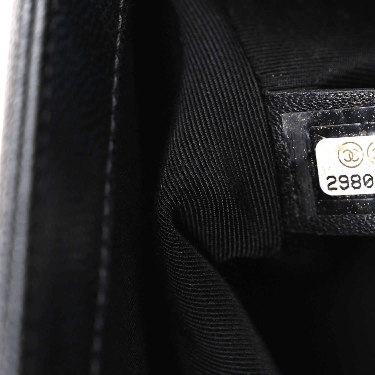Chanel Caviar Quilted Medium Boy Flap Black 7 of 10