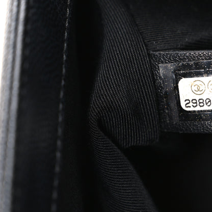 Chanel Caviar Quilted Medium Boy Flap Black 7 of 10