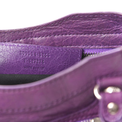 Balenciaga Agneau Giant 12 Silver Hardware Mini City Ultraviolet 9 of 10