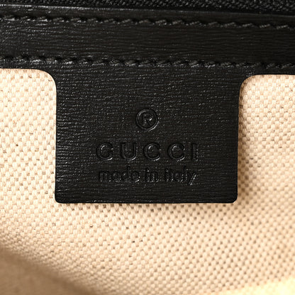 Gucci Boarded Plutone Calfskin Small Horsebit 1955 Top Handle Bag Black 6 of 12