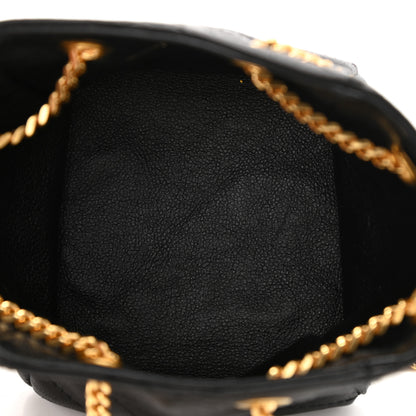 Saint Laurent Lambskin Quilted Baby Bucket Bag Black 5 of 6