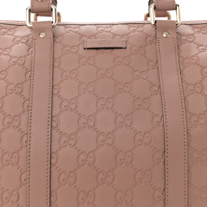 Gucci Guccissima Medium Joy Boston Winter Rose 8 of 12