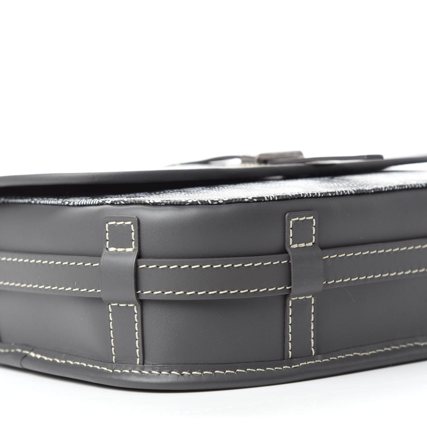 Goyardine Belvedere II PM Messenger Bag Gray