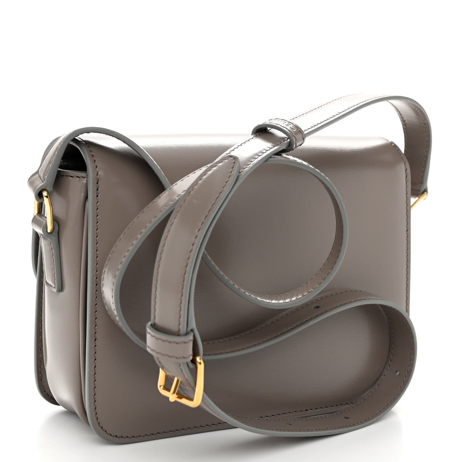 Celine Shiny Calfskin Small Triomphe Pebble 3 of 9
