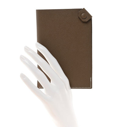 Hermes Epsom Tarmac PM Passport Holder Etoupe 2 of 8