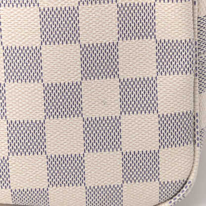 Louis Vuitton Damier Azur Neo Neverfull MM Rose Ballerine 6 of 6