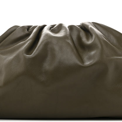 Bottega Veneta Smooth Butter Calf The Pouch Oversized Clutch Kaki Fondent 8 of 10