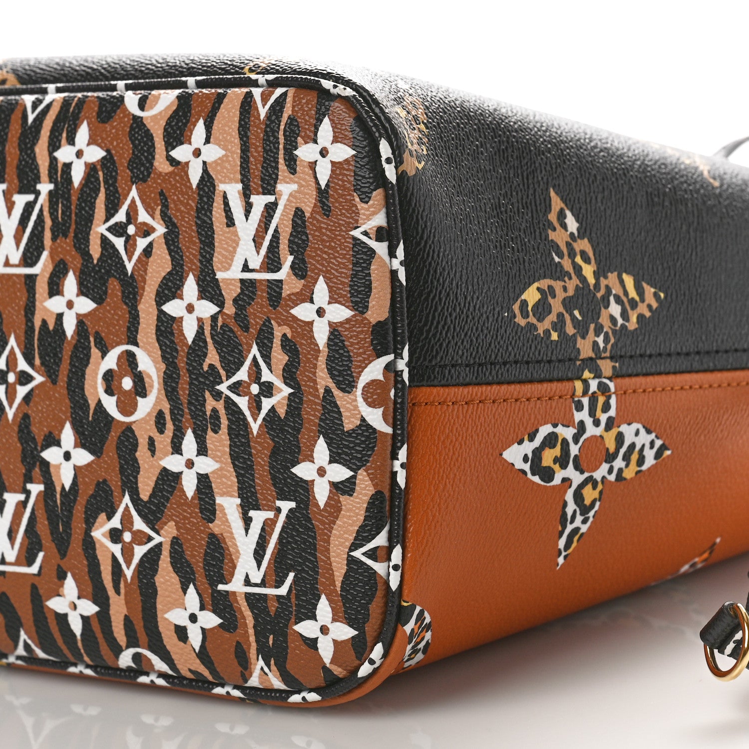 Louis Vuitton Monogram Giant Jungle Neverfull MM Black 9 of 9