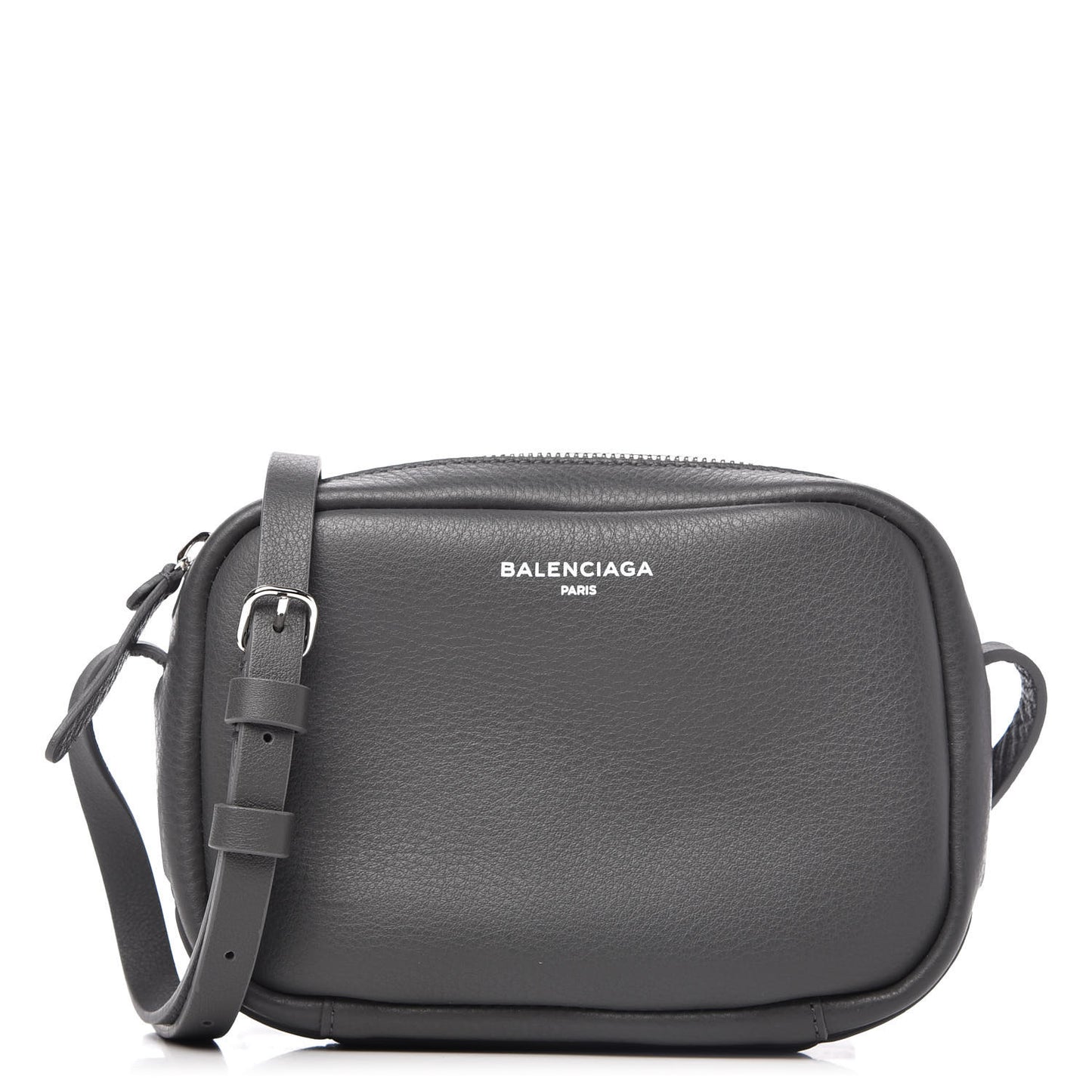 Calfskin Everyday Logo S Camera Bag Grey