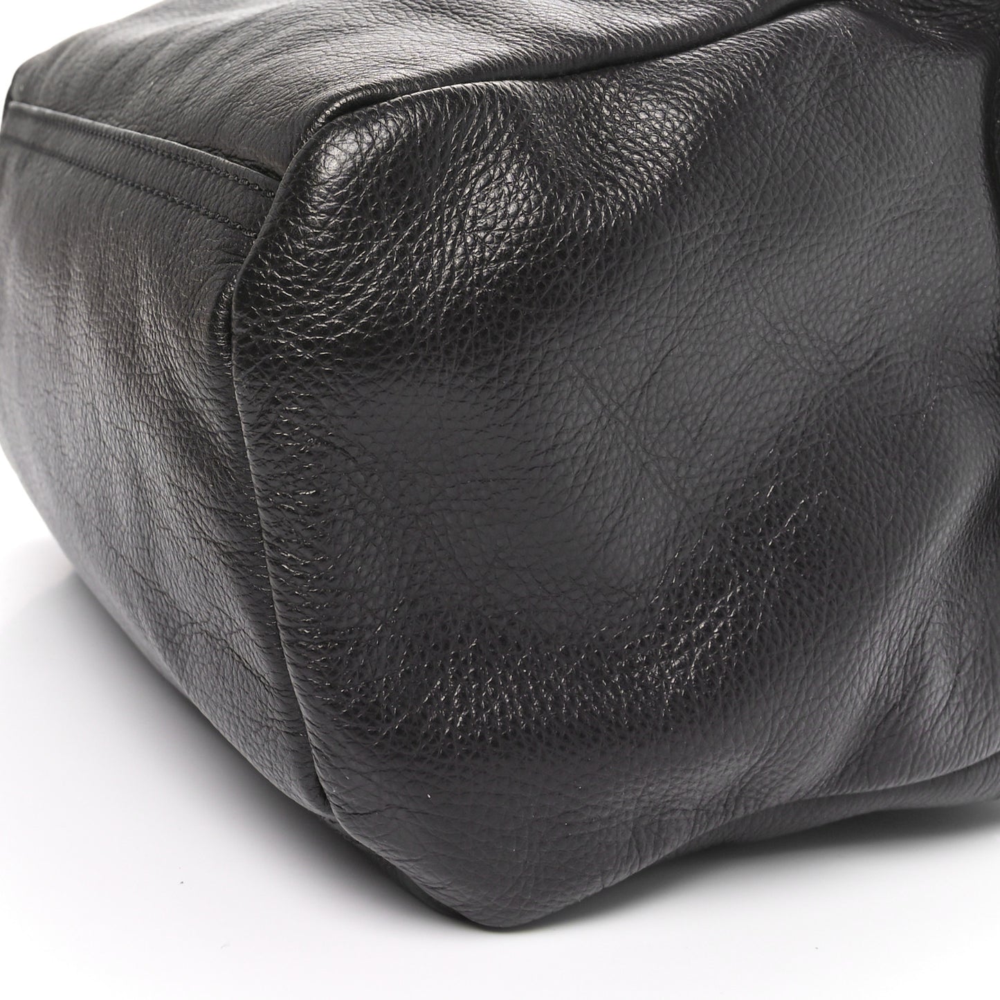 Calfskin Small Studded Pandora Black Brown