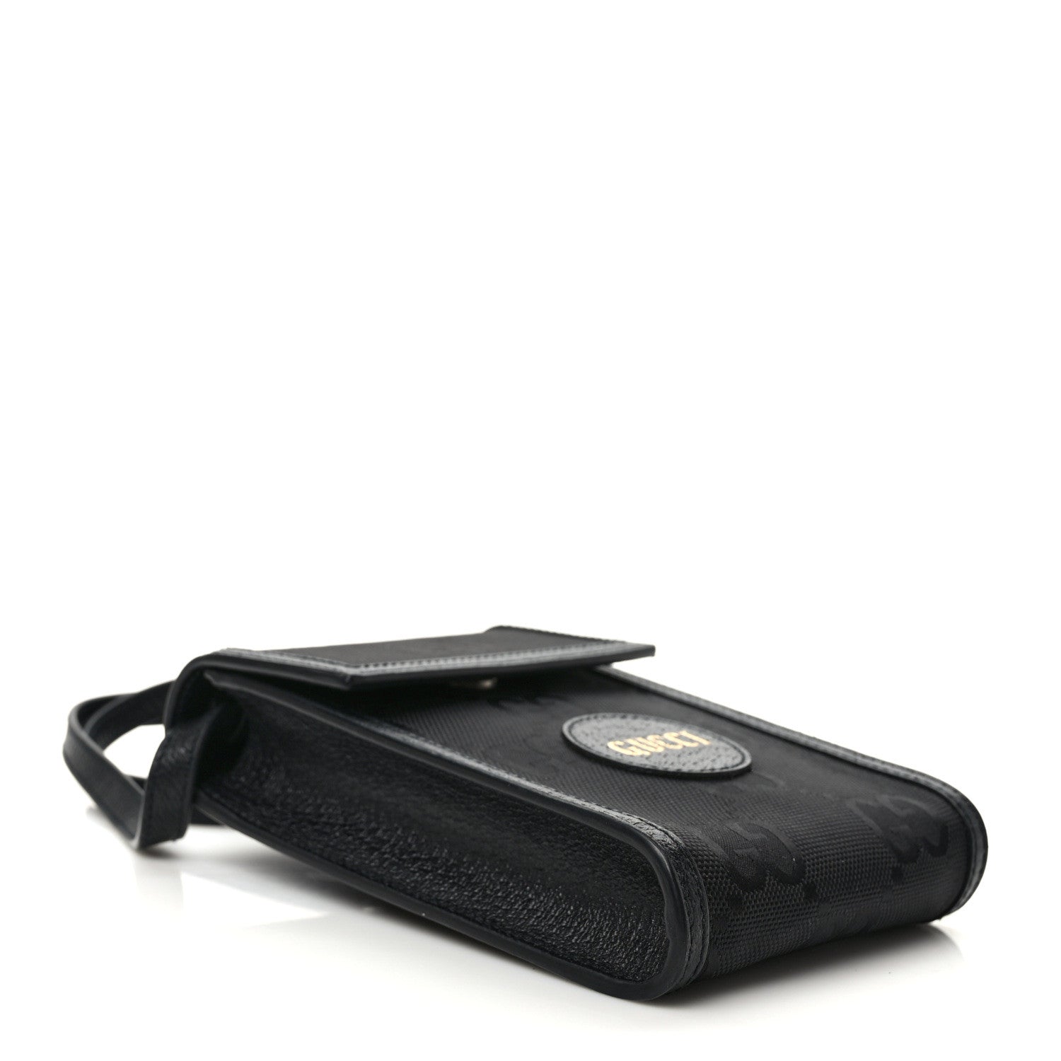 Gucci Econyl Nylon Monogram Off The Grid Crossbody Bag Black 4 of 9