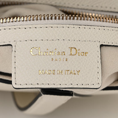Christian Dior Grained Calfskin Saddle Bag With Strap Latte 6 of 11