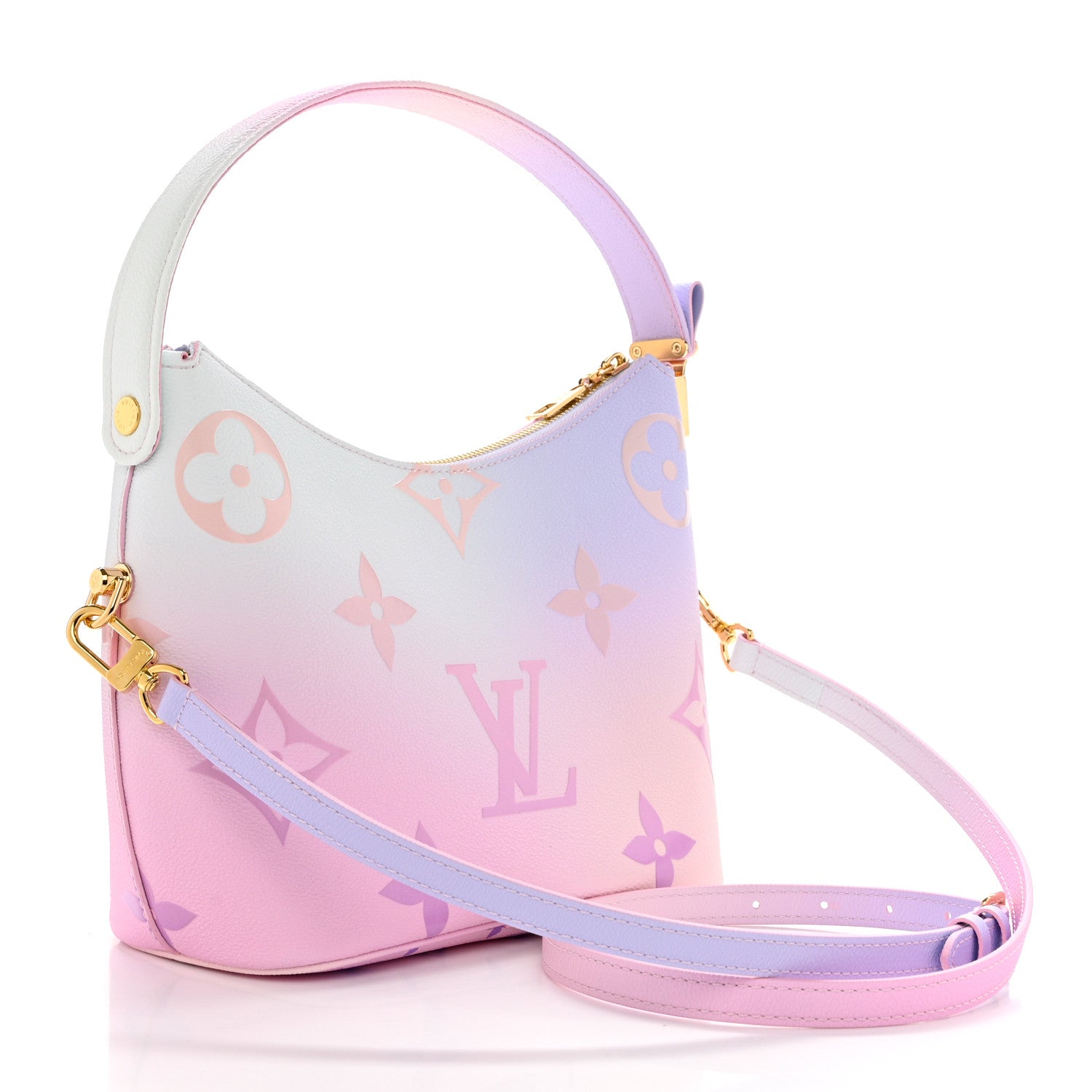 Louis Vuitton Monogram Giant Spring In The City Marshmallow Hobo PM Sunrise Pastel 3 of 9