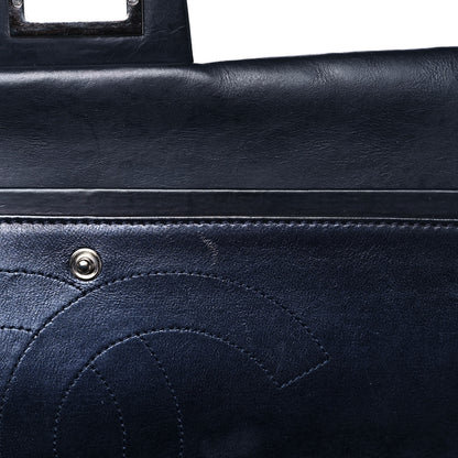 Chanel Aged Calfskin Quilted 2.55 Reissue 227 Flap Navy Blue 15 of 15
