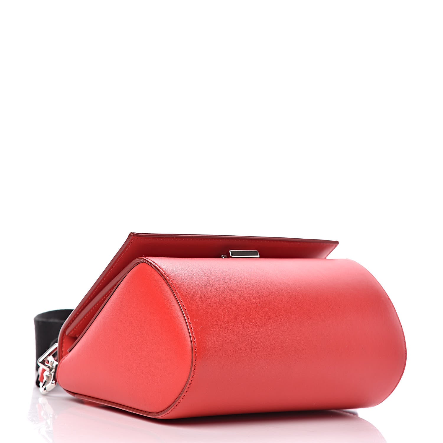 Givenchy Calfskin Mini Pandora Box Logo Strap Crossbody Bag Medium Red 4 of 9