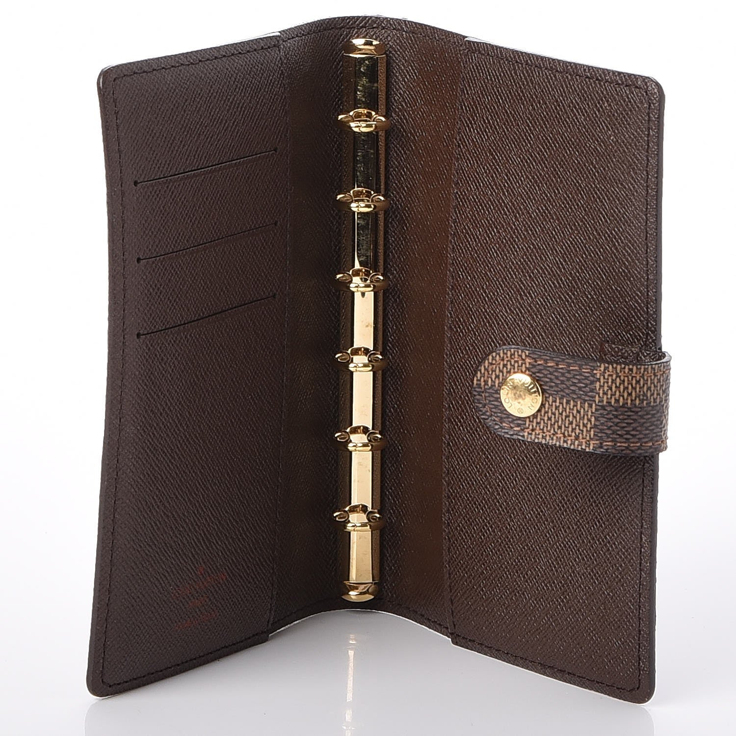 Louis Vuitton Damier Ebene Small Ring Agenda Cover 5 of 7