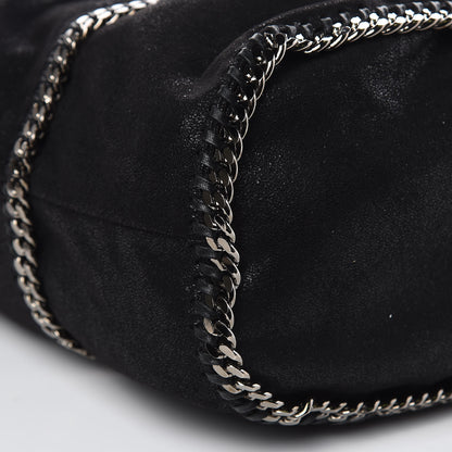 Stella McCartney Chamois Shiny Dotted Large Falabella Bucket Bag Ruthenium 7 of 10