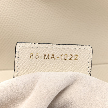 Christian Dior Grained Calfskin Saddle Bag With Strap Latte 7 of 10