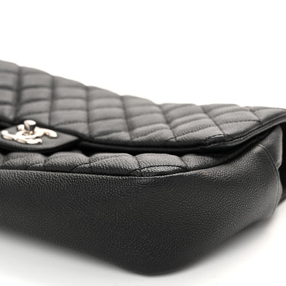 Chanel Caviar Quilted Jumbo Easy Flap Black 10 of 11