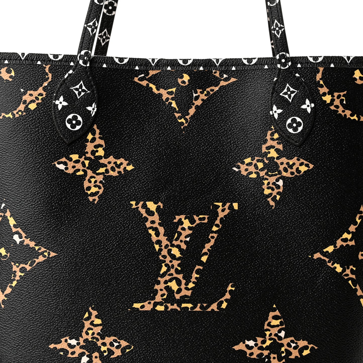 Monogram Giant Jungle Neverfull MM Black