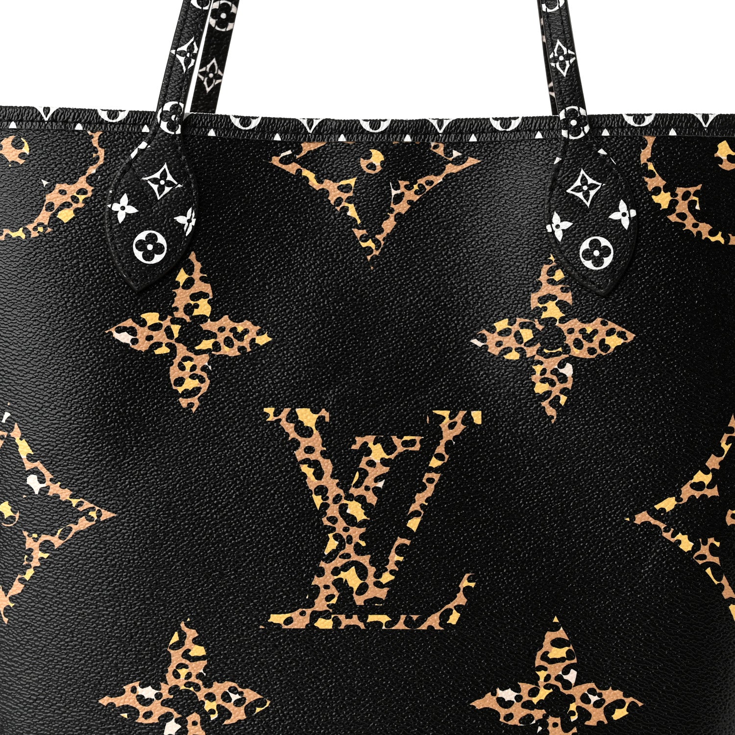 Louis Vuitton Monogram Giant Jungle Neverfull MM Black 7 of 9