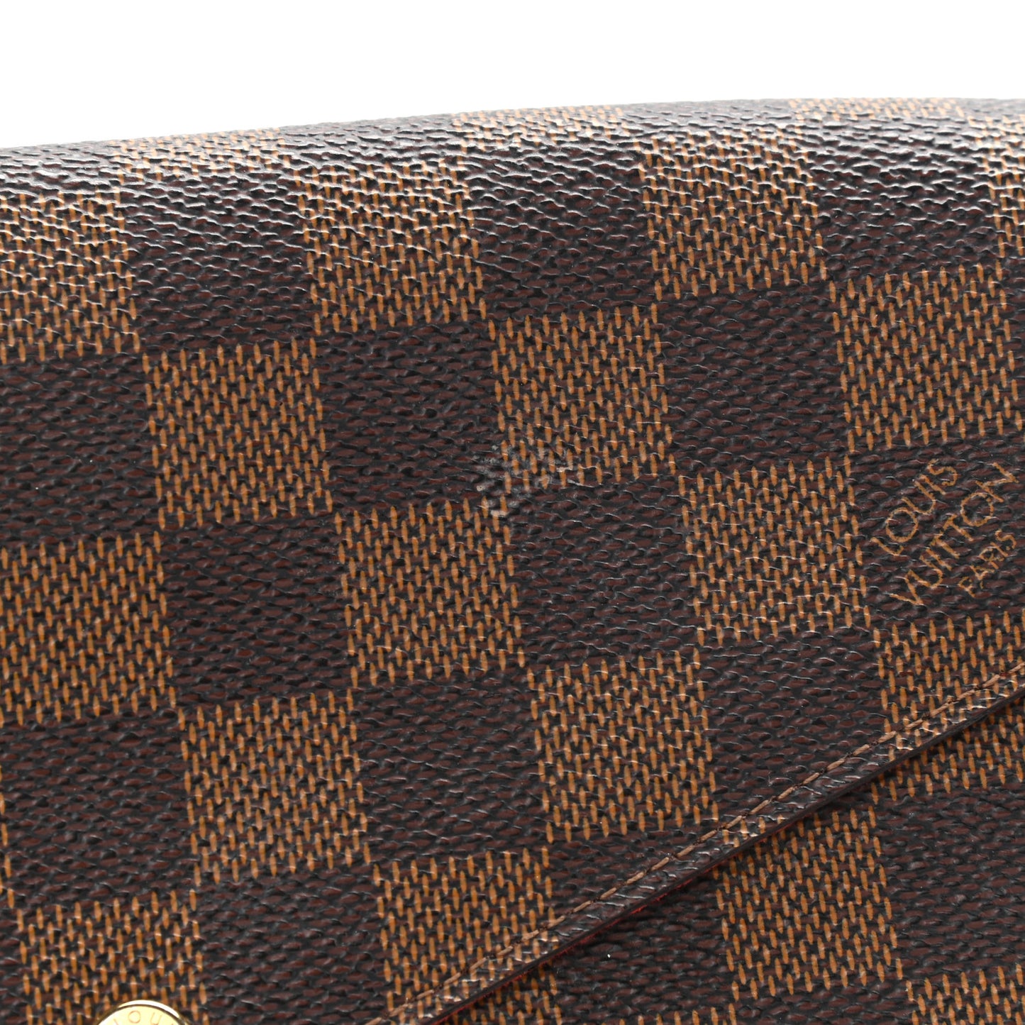 Damier Ebene Pochette Felicie Chain Wallet