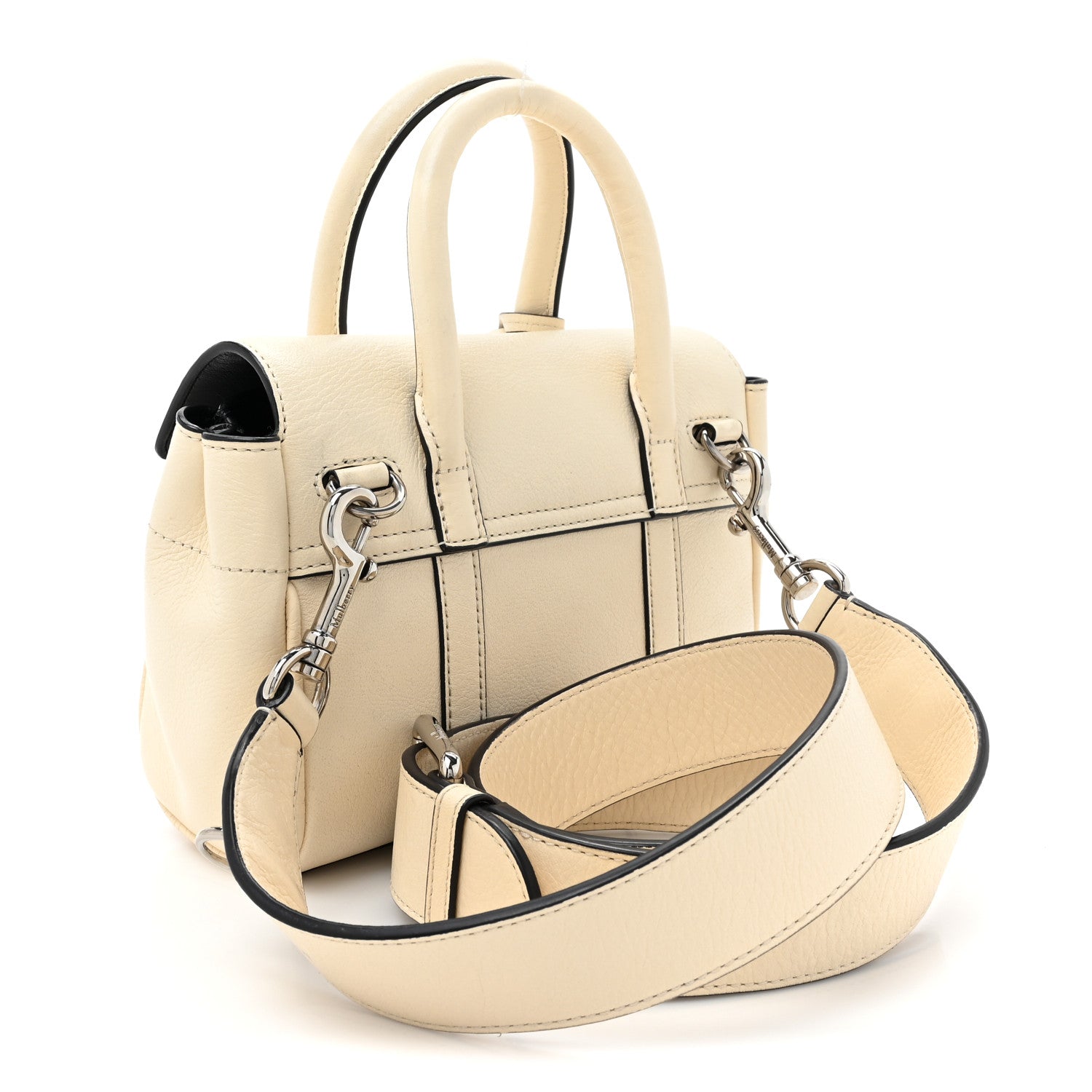 Mulberry Classic Grain Mini Bayswater White 3 of 13