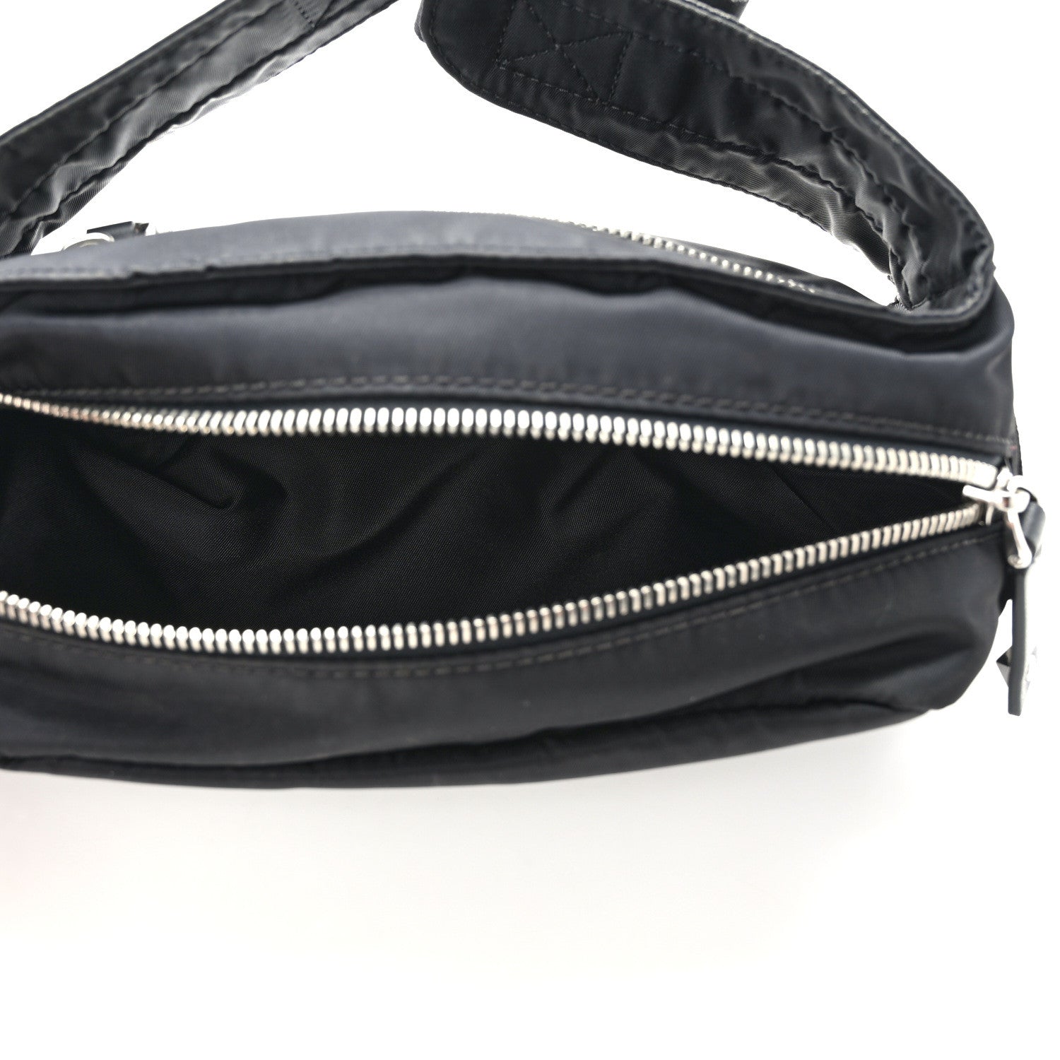 Valentino Garavani Nylon VLTN Belt Bag Black 5 of 8