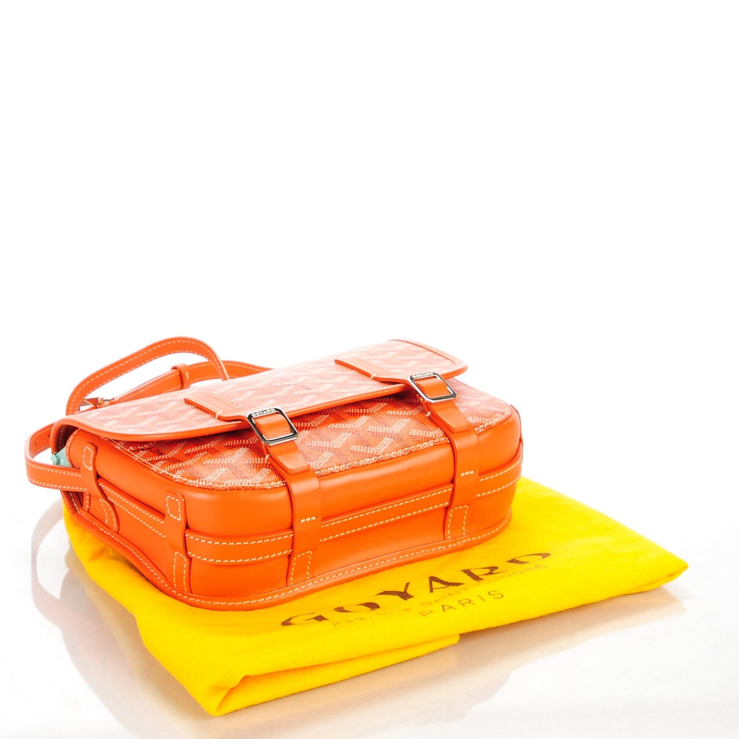 Goyardine Belvedere PM Messenger Bag Orange