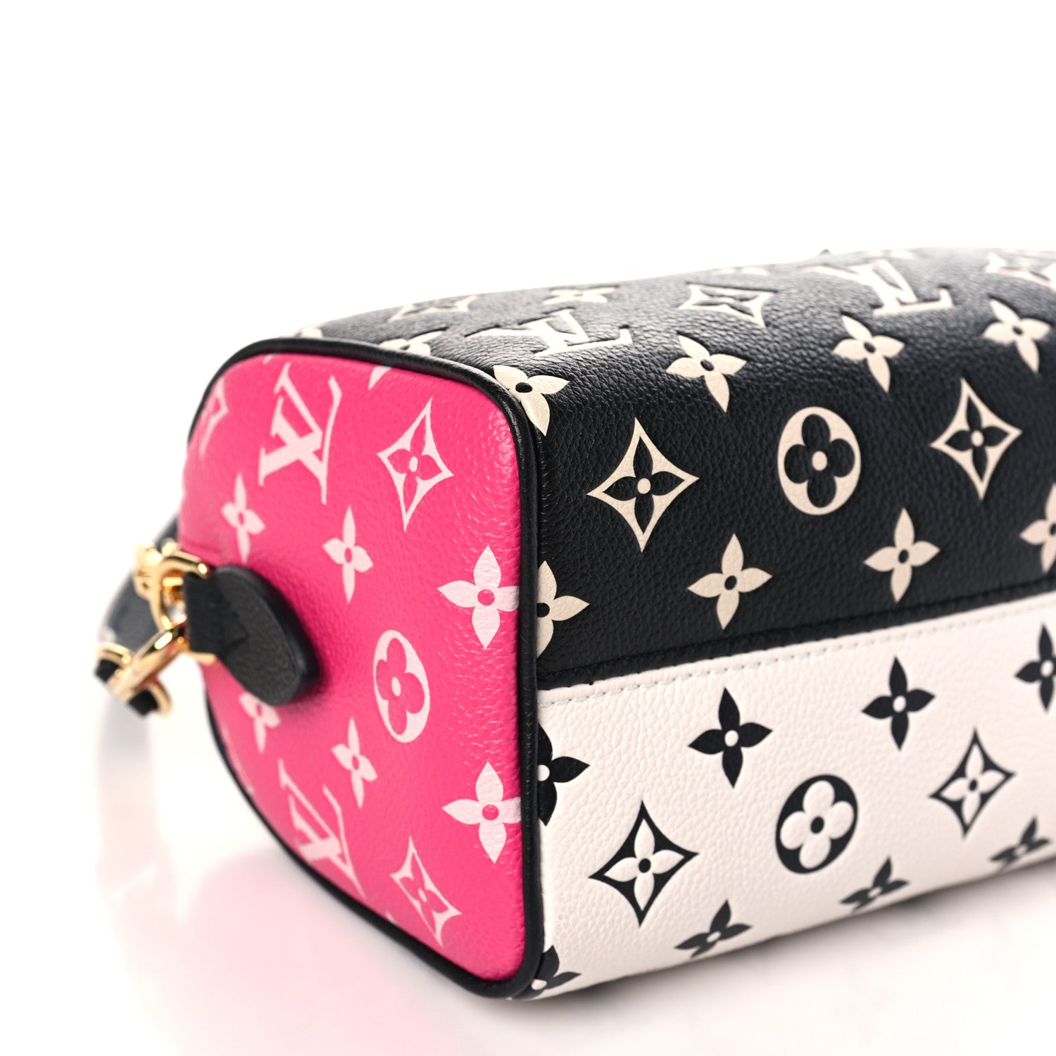 Louis Vuitton Empreinte Monogram Spring in the City Speedy Bandouliere 20 Black White Pink 7 of 8