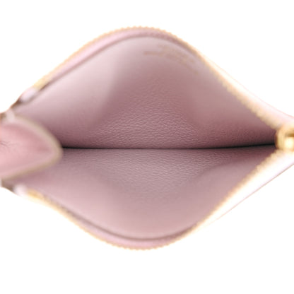 Hermes Evercolor Bi-Color Constance Slim Wallet Vert Yucca Mauve Pale 7 of 10