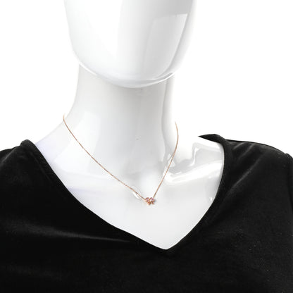 Cartier 18K Pink Gold Diamond Pink Sapphire Caresse D'Orchidees Par Cartier Necklace 2 of 5
