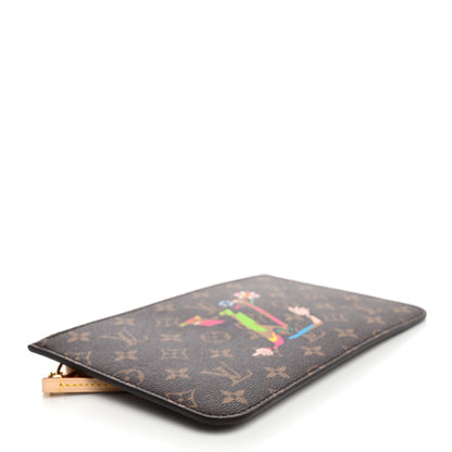 Louis Vuitton LV X TM Monogram Flowers Neverfull Pochette 4 of 6