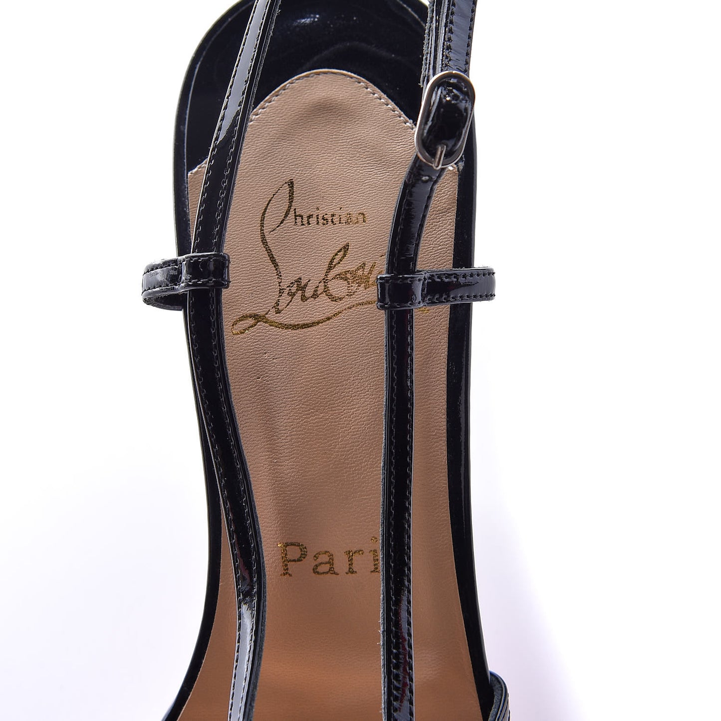 Patent Mimini Asymmetric 100 Strappy Sandals 39 Black