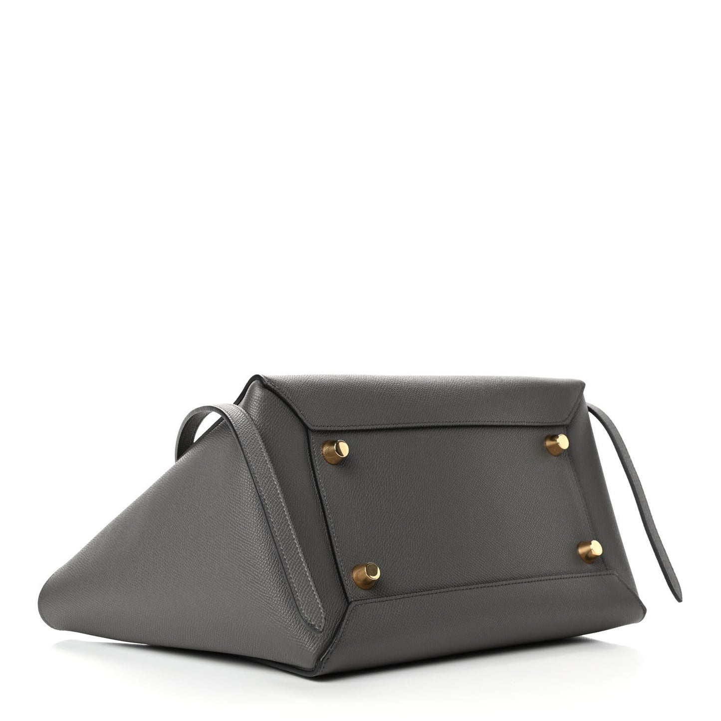 Grained Calfskin Mini Belt Bag Grey