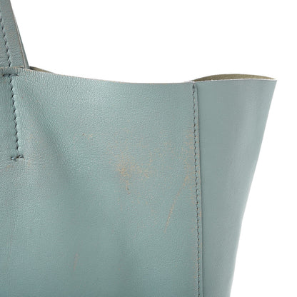 Celine Lambskin Vertical Bi-Cabas Blue Black 14 of 21