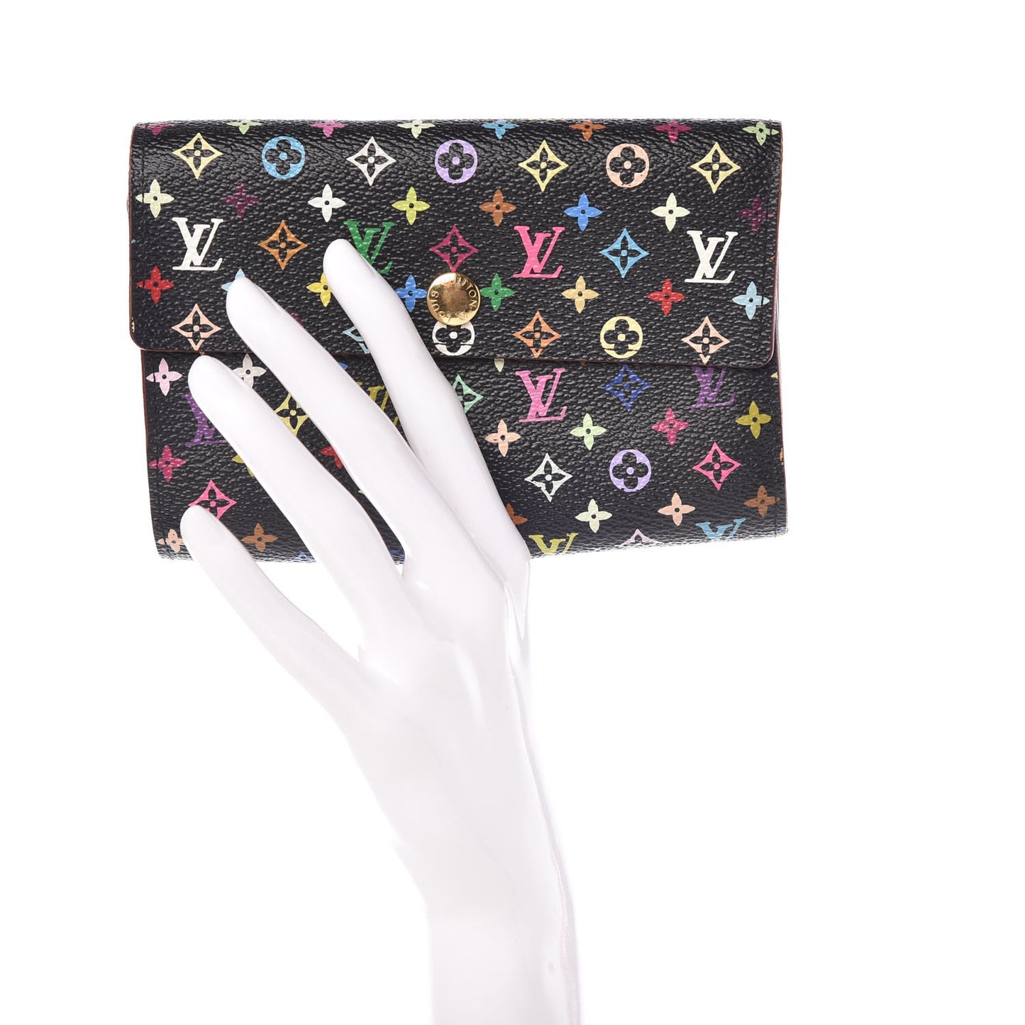 Monogram Multicolor Alexandra Wallet Black