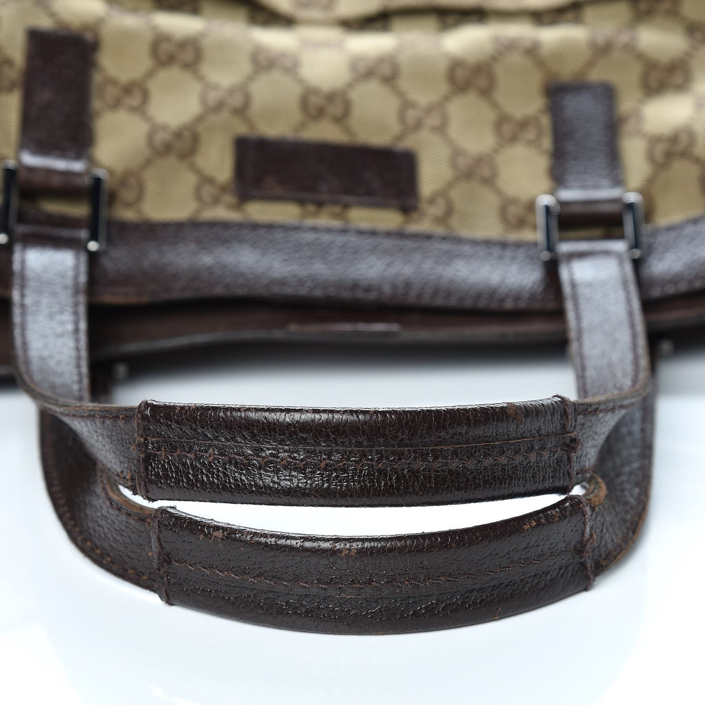 Soft GG Supreme Monogram Tote Dark Brown