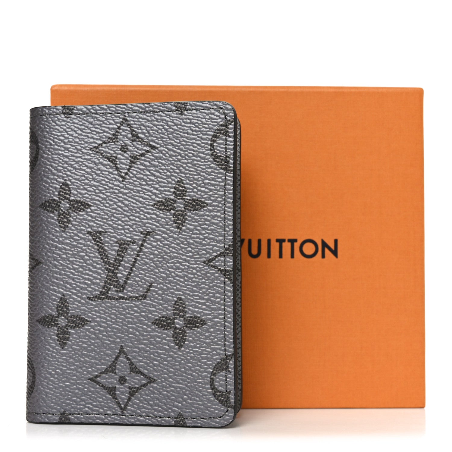LOUIS VUITTONのグレー金属ハンガー Louis Vuitton Taigarama Pocket Organizer NM NM Gunmetal 1858660