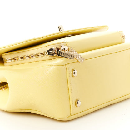 Chanel Caviar Quilted Medium Business Affinity Flap Yellow 9 of 10