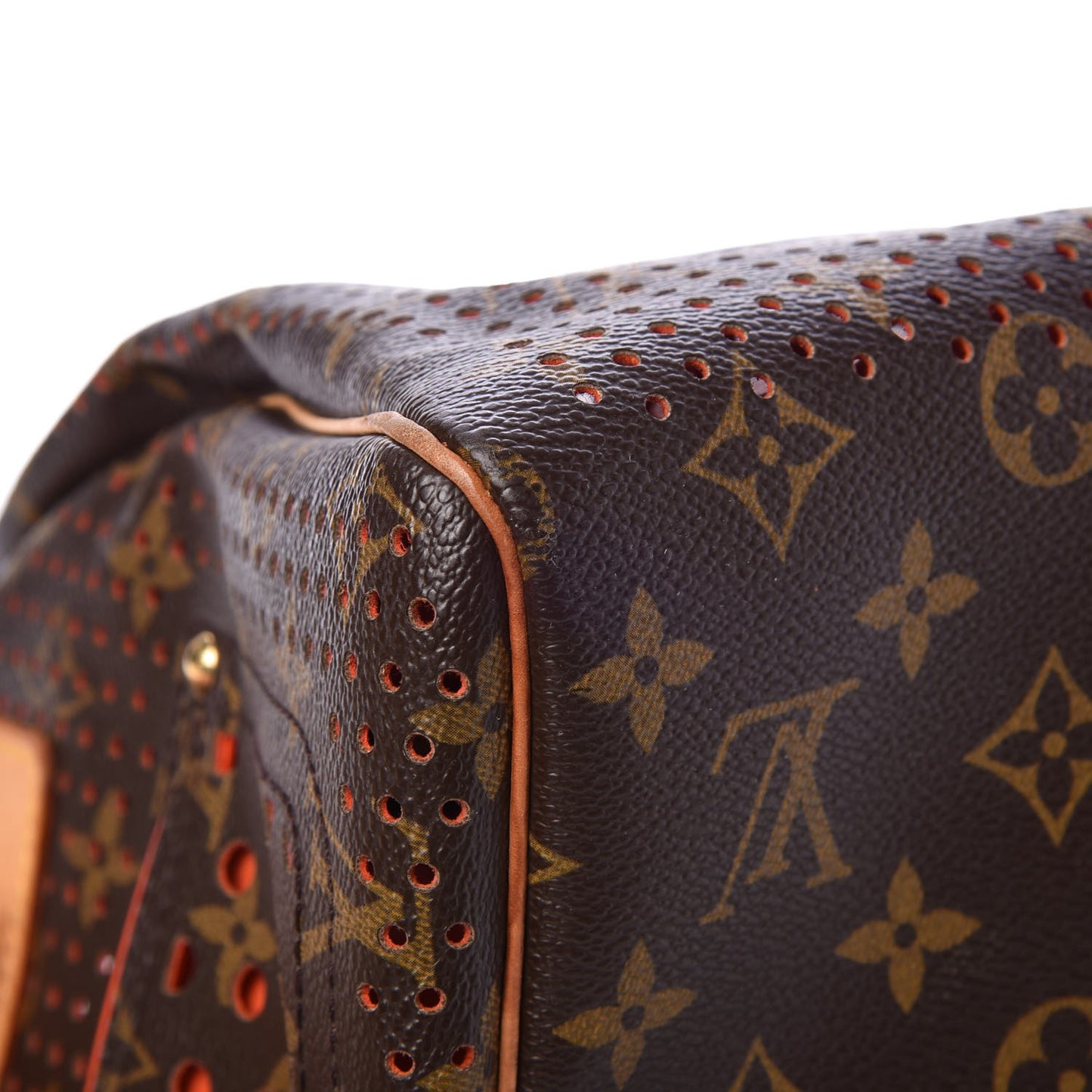 Monogram Perforated Speedy 30 Orange