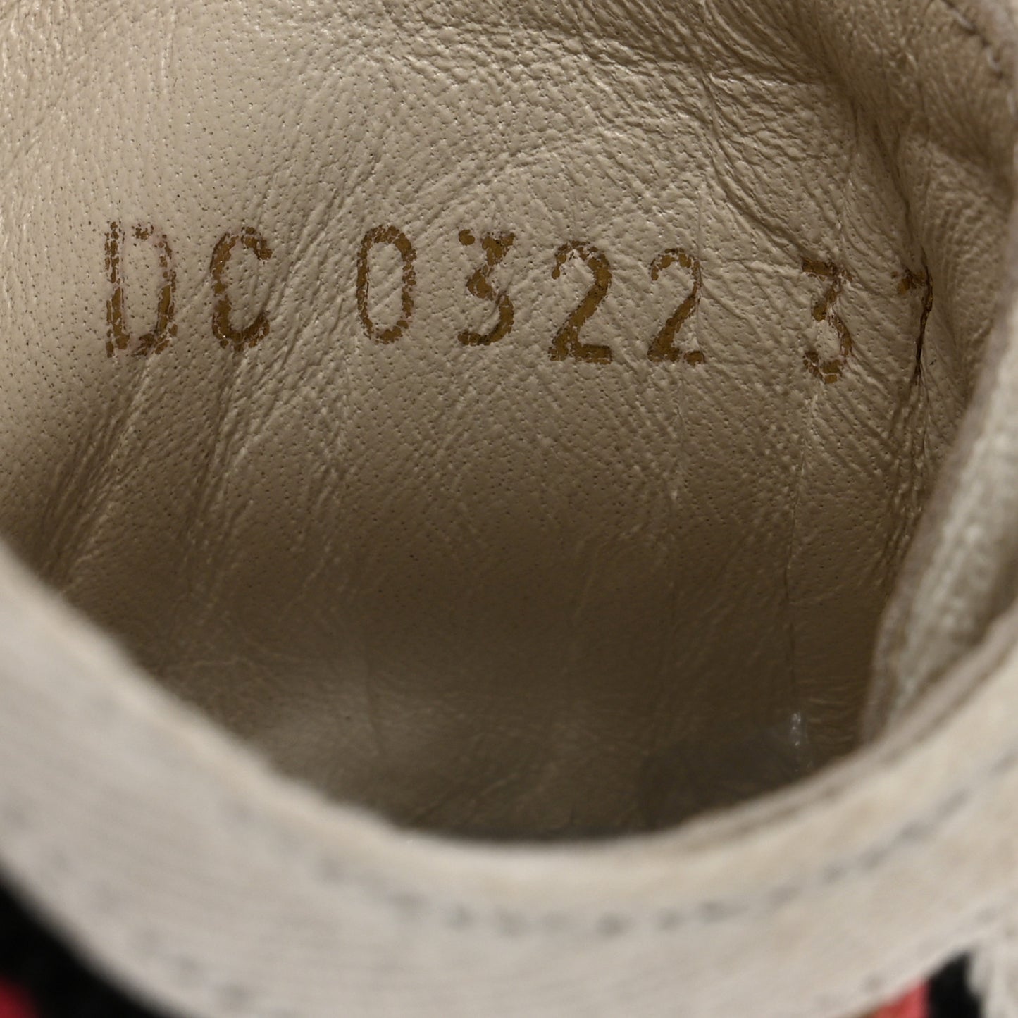 Cotton Floral Pop Embroidered Walk'N'Dior Low Top Sneakers 37 Red Multicolor