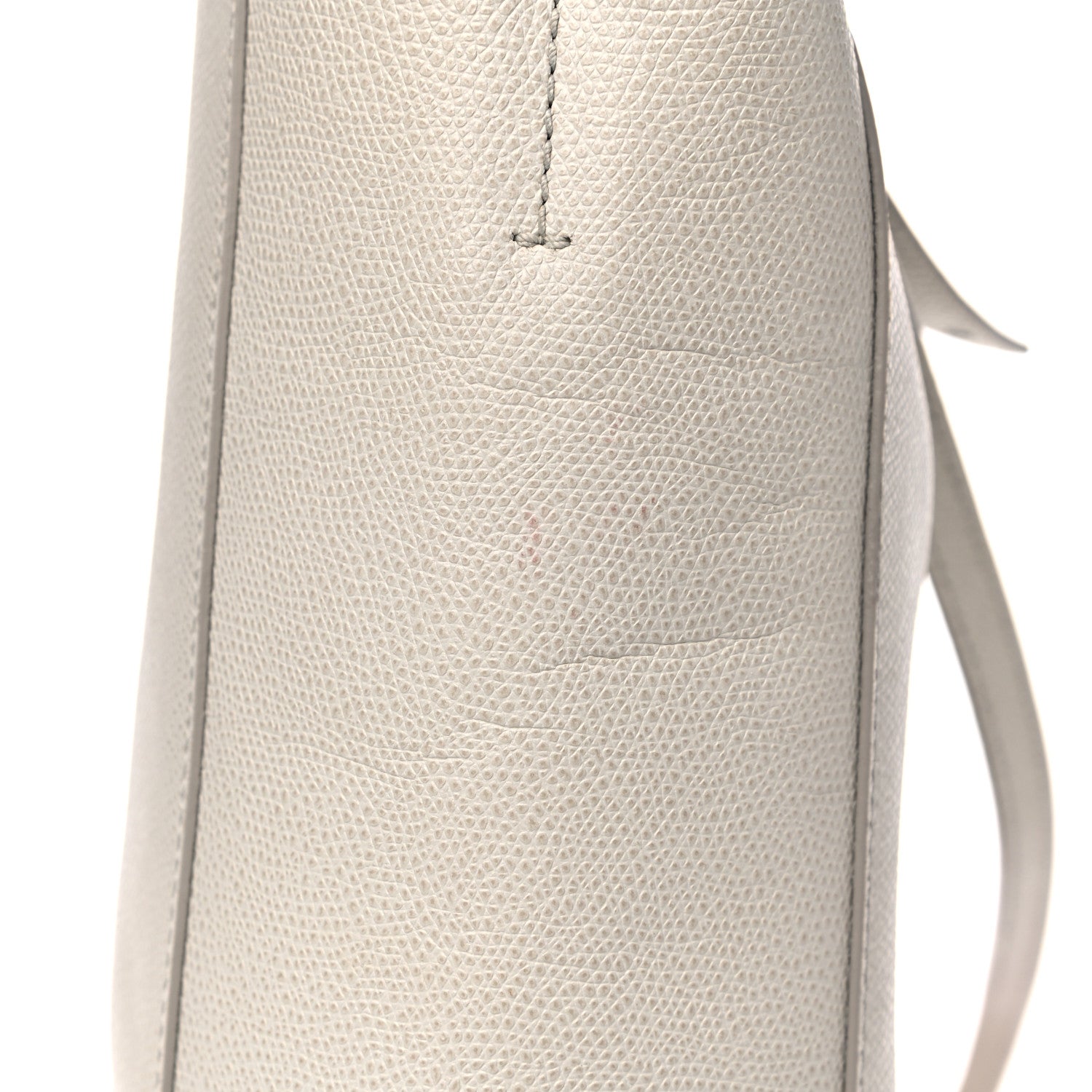Celine Grained Calfskin Small Vertical Bi-Cabas Cream Red 22 of 28
