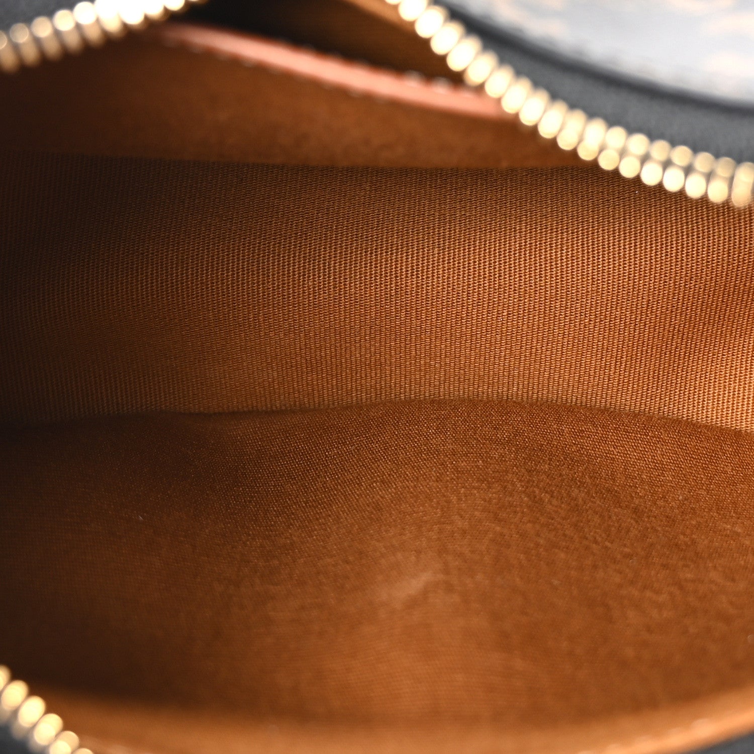Celine Triomphe Canvas Calfskin Medium Strap Ava Triomphe Shoulder Bag Tan 4 of 10
