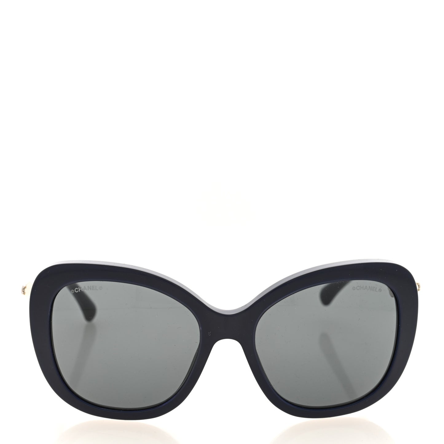 Acetate Butterfly Winter Pearl Sunglasses 5339-H Navy