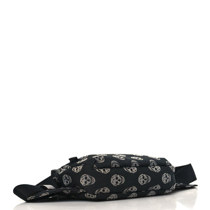 Alexander McQueen Jacquard Skull Belt Bag Black White 4 of 8