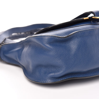 Chloe Calfskin Medium Marcie Satchel Royal Navy 9 of 15