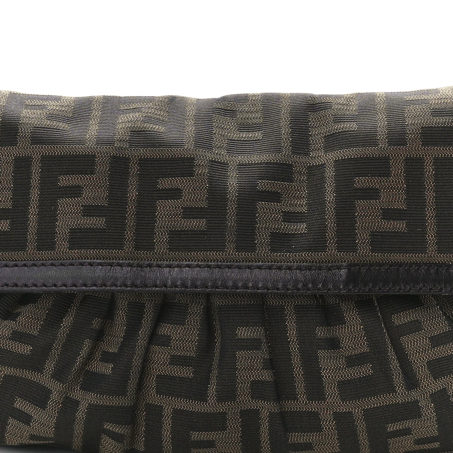 Fendi Zucca Small Chef Shoulder Bag Tobacco 9 of 12